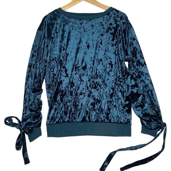 Velvet‎ Whimsigoth Top Womens M Teal Retro Glam Dark Romantic Fairygoth Witchy - Picture 2 of 7